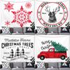Home Decor Christmas Tapestry Truck Red Cedar Tapestry Bedroom Holiday Wall Decor Backdrop