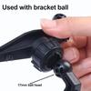 Dual Car Phone Holder Base for 17mm Ball Head Gravity Stand Universal Dashboard Suction Cup Fixed Phone GPS Support Accessories