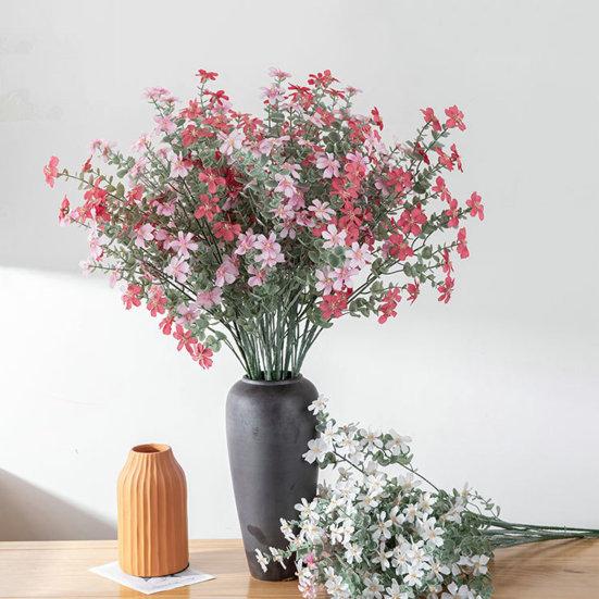 Искусственные украшения, цветы, реалистичные поделки своими руками, простые мини-искусственные орхидеи, зеленое растение, свадебное украшение