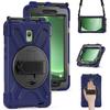 Чехол для Samsung Galaxy Tab Active 3 T570/Tab Active5 X306B PC+Силиконовая защитная крышка с плечевым ремнем