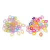 50 Pcs Chain Link Colorful Detachable Acrylic Open Chain Link DIY Jewelry Making Chain Buckle Decora
