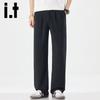 Izzue IT Men's 2025 Loose Straight-Leg Casual Trousers