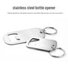 Stainless Steel Bottle Opener Keychain for Soda and Beer