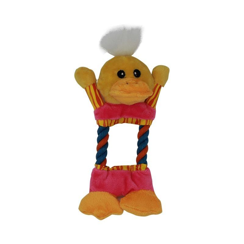 Plush Squeaky Chew Toy For Dogs Cats Bite Resistant Interactive Pet Toy