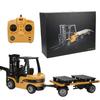 1:10 8-канальный RC Engineering Van Remote Control Forklift Metal Children Toy Model Car Kids Gift
