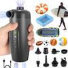 20psi Electric Air Pump, Electric Inflator with 7 Nozzles and Adapter, 2-in-1 Quick Inflator/Deflator for Inflatable Boats/Kayaks