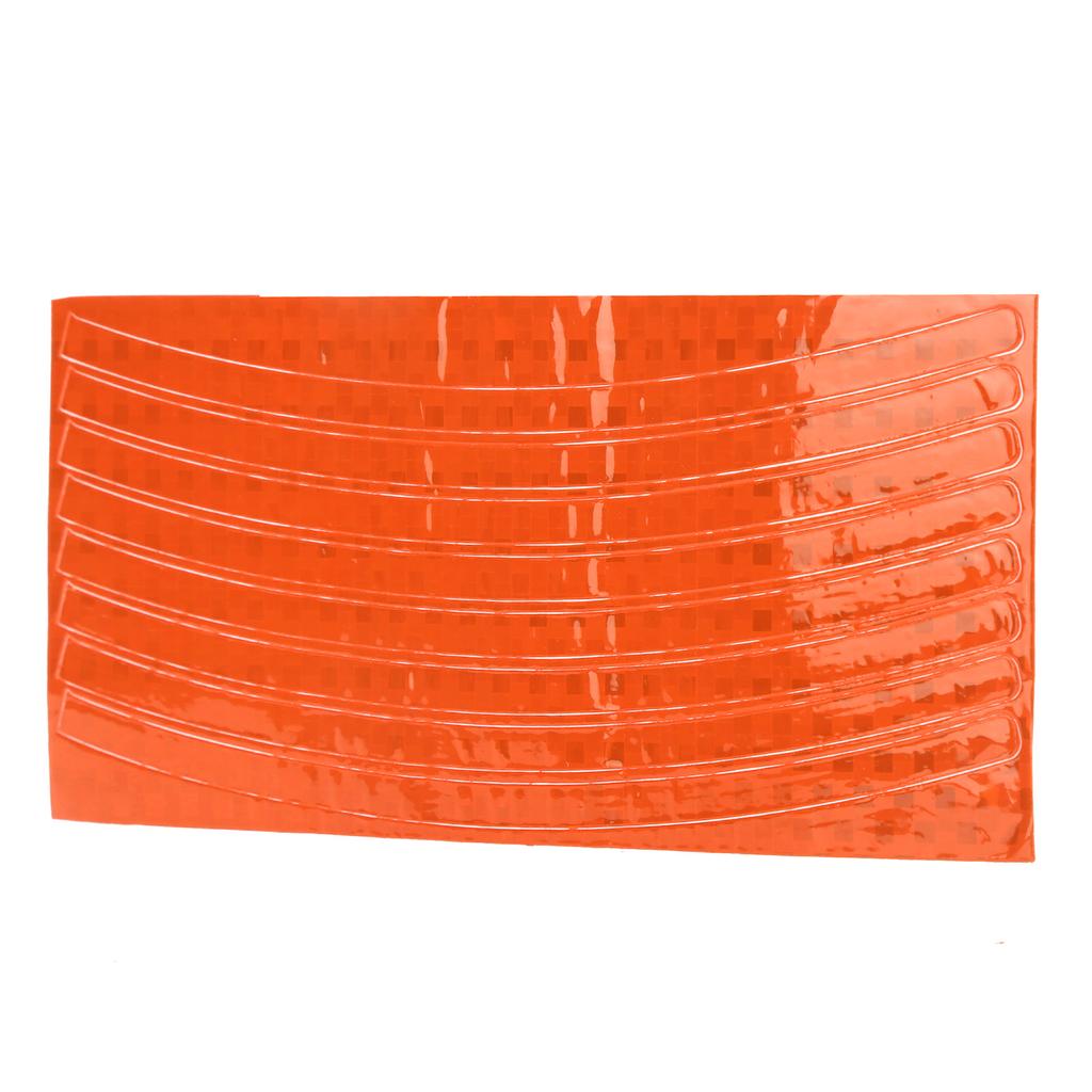 Bicycle Wheel Rims Reflective Stickers Night Riding Safety Stickers Decoration TapeOrange