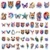 28 шт. Временные татуировки Наклейки для временных татуировок Морская звезда Лев Птица Для женщин Девушек Детей