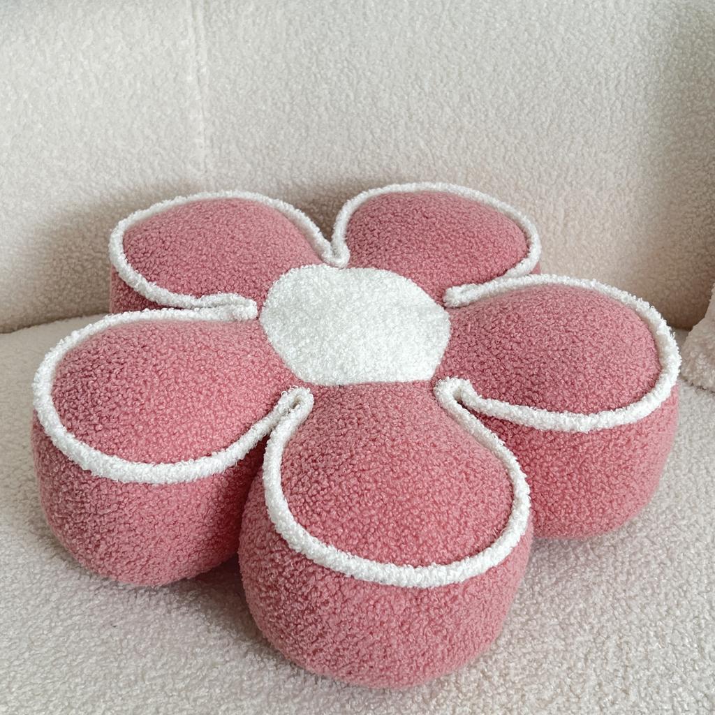 Шикарная геометрическая подушка с цветочным принтом - Мягкая, моющаяся полиэстеровая подушка для декора кровати и дивана