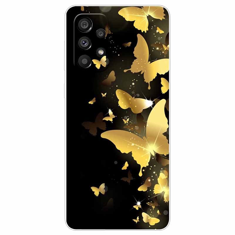 Чехол для Samsung A33 5G 2022 ТПУ Мягкий Печать Прозрачный Тонкий Силиконовый Чехол-бампер для Samsung GalaxyA33 5G Чехлы Para Shell A 33 5G