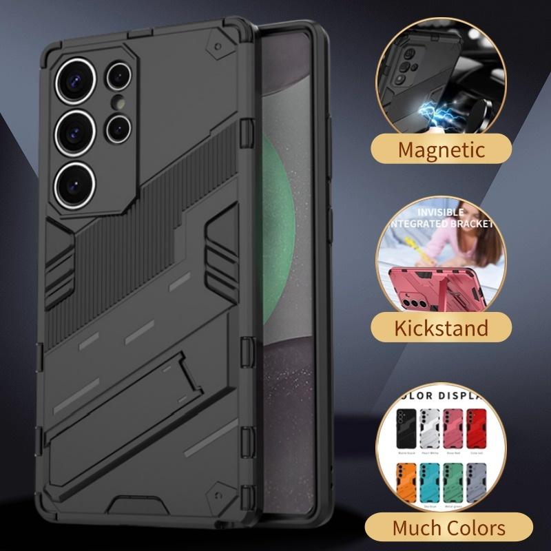 Для Samsung Galaxy S25 S 25 Ultra 5G чехол автомобильный магнитный держатель бронированная задняя крышка для Samsung S25 Plus S25Plus S25+ подставка чехлы