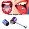 Tongue Stud Tongue Piercings Women Piercing Jewelry Body Jewelry Vibrating Tongue Nail Tongue Ring