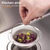 Фильтр для кухонной мойки из нержавеющей стали, большой держатель для пищевых отходов, мелкая сетка, не засоряющаяся сливная корзина, легко поднимаемая ручка, прочный канализационный фильтр