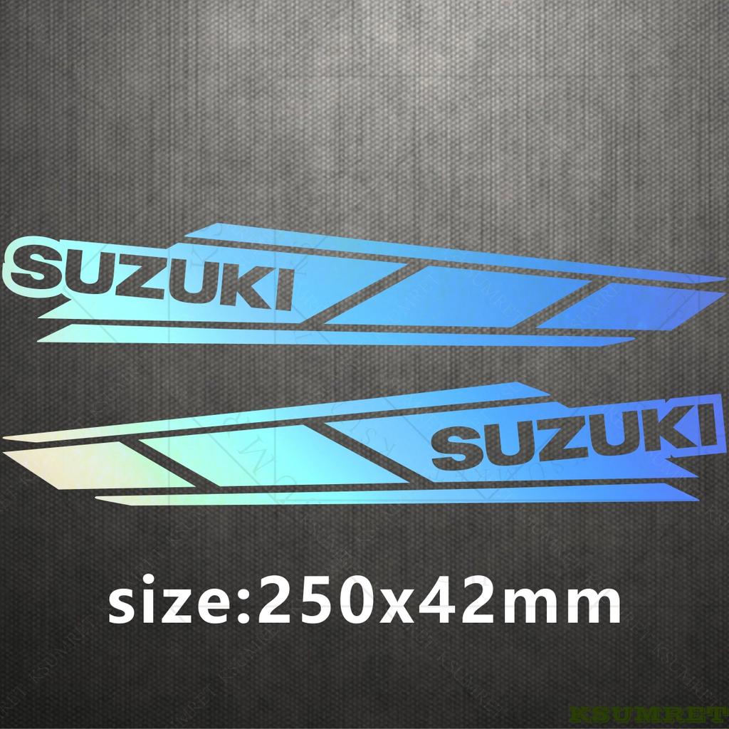 AAGJ1 Виниловая наклейка Логотип Suzuki Наклейки для мотоцикла Шлем Светоотражающий комплект
