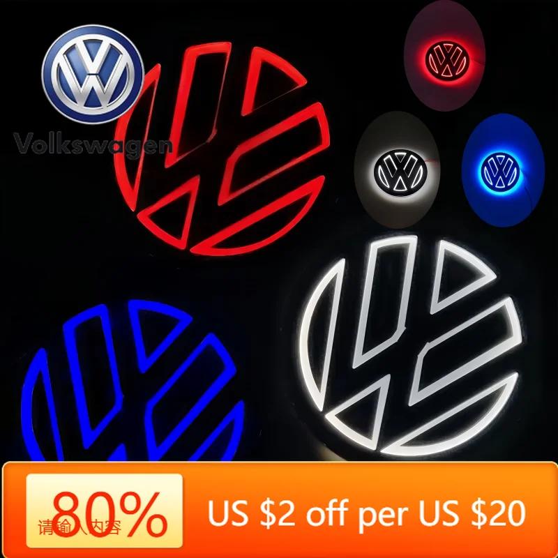 Для VOLKSWAGEN VW 11см 5D LED для логотипа Volkswagen VW лампа логотип на передней решетке + логотип на багажнике подходит для CC/ Golf/Passat/Jetta /Polo/ M CWY1