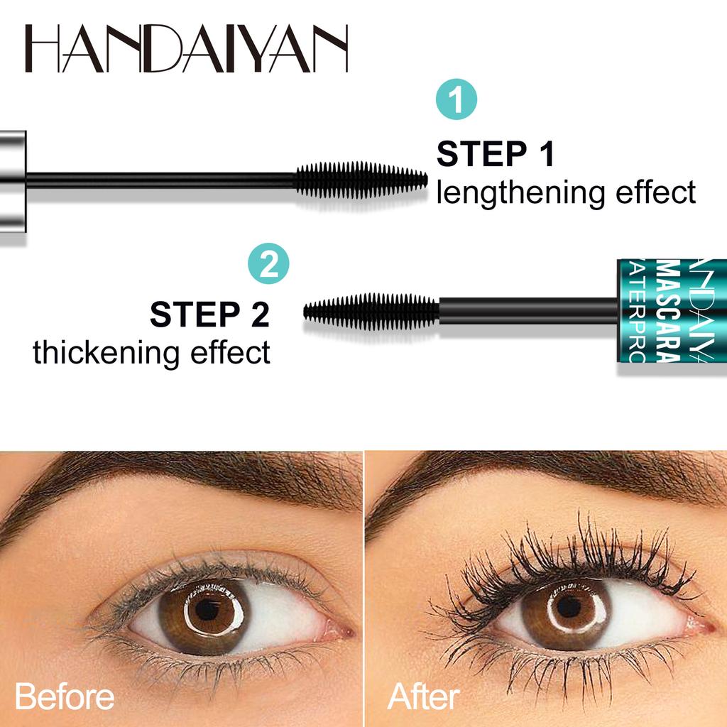 Праймер для ресниц с двойным эффектом. 3D-тушь двойного назначения. Густая и длинная водостойкая жидкость для укладки ресниц.