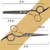 Ножницы для волос Филировочные ножницы Fcysy Professional Hair Cutting Scissors Kit Ножницы для волос Текстурирующие ножницы Парикмахерские ножницы Стрижка волос