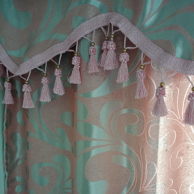 1M Кружево с бахромой из бисера, подвеска с кисточками, отделка края, сделай сам, обивка, штора, скатерть, кружевная лента, швейная фурнитура для штор, декор для дивана