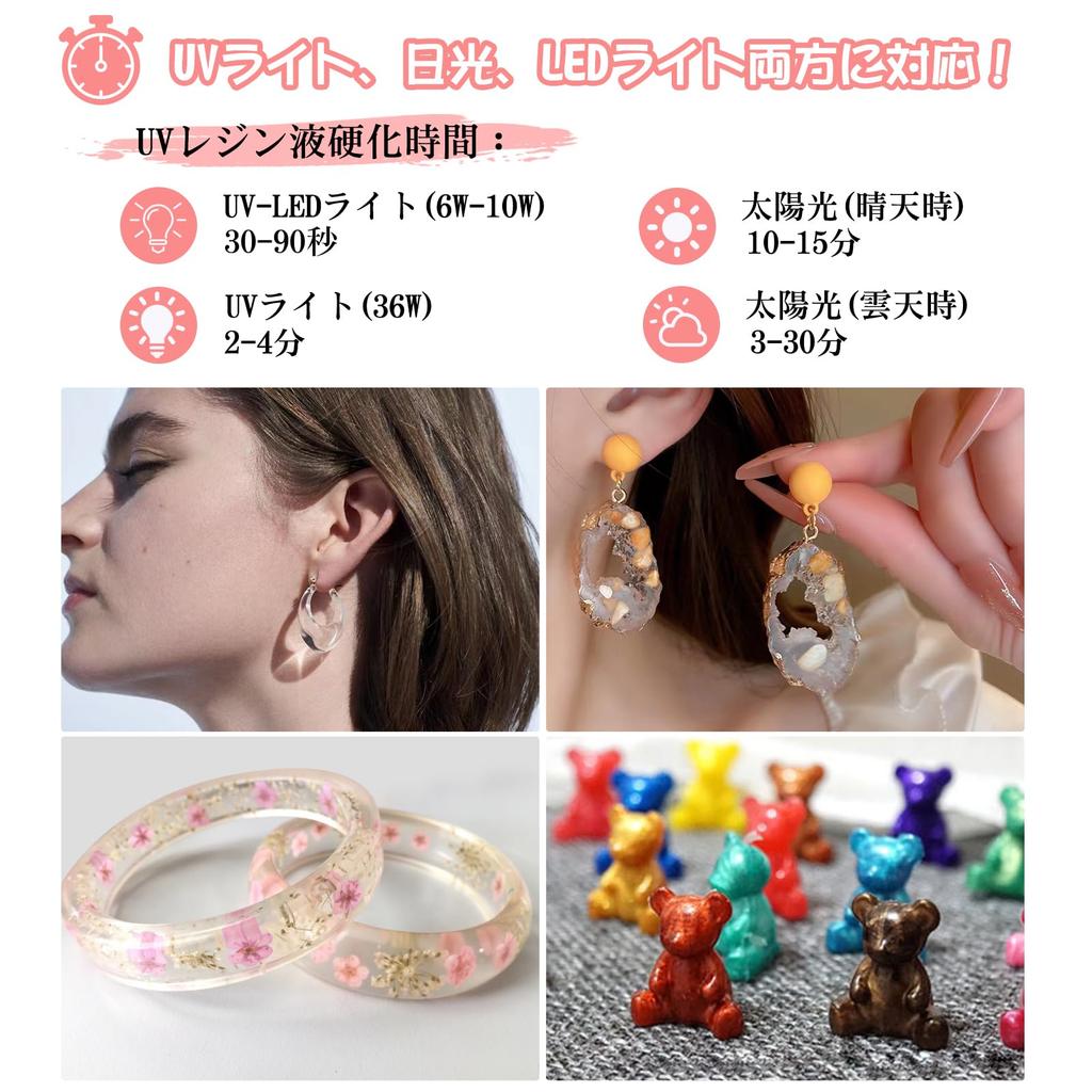 Bonsky UV Resin Liquid Высокопрозрачная 375 г смоляная жидкость Совместимая смоляная жидкость Большая емкость Твердый тип формовочная УФ смоляная жидкость DIY ручная работа