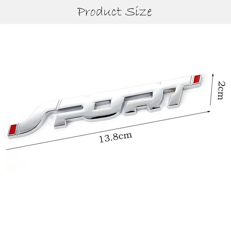 3D наклейка на автомобиль металл хром черный багажник автомобиля гоночный спорт слово буква логотип эмблема значок наклейка автомобильный стиль декор автомобильные аксессуары