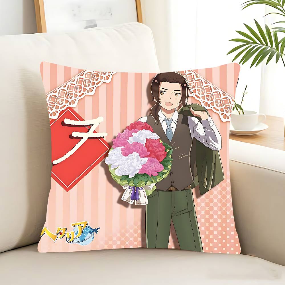 Наволочка Hetalia World Stars Съемная Моющаяся Наволочка – Мягкий Лен для Всех Сезонов