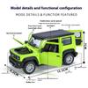 1:24 Suzuki Jimny Off Road SUV Alloy Diecast Модель автомобиля Звук и Свет Коллекция Дисплей Хобби Украшения Подарки Для Парня