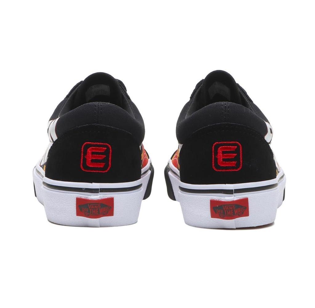687687-0001 ELLEGARDEN A Vans Old Skool Черное пламя (V36CF ELLE) (Мужской)