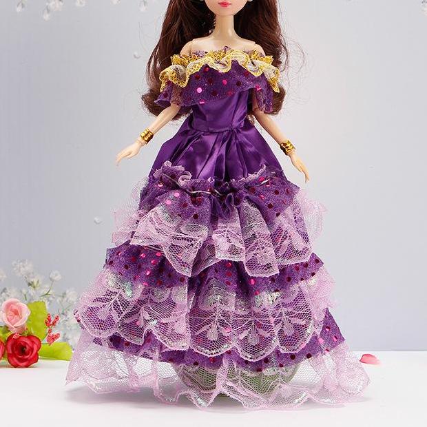 30 см, коллекция мини-кукол, одежда для девочек, игрушка, 3D, большие глаза, BJD, полная одежда принцессы, коллекция платьев, детская кукла, подарок
