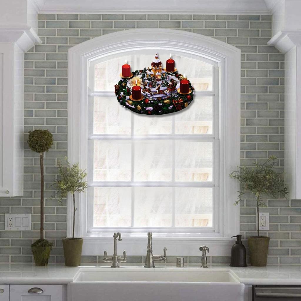 Чудесная рождественская мечта Святого Николая, рождественское украшение для дома, наклейка, праздничная вечеринка, новогодние принадлежности, украшения