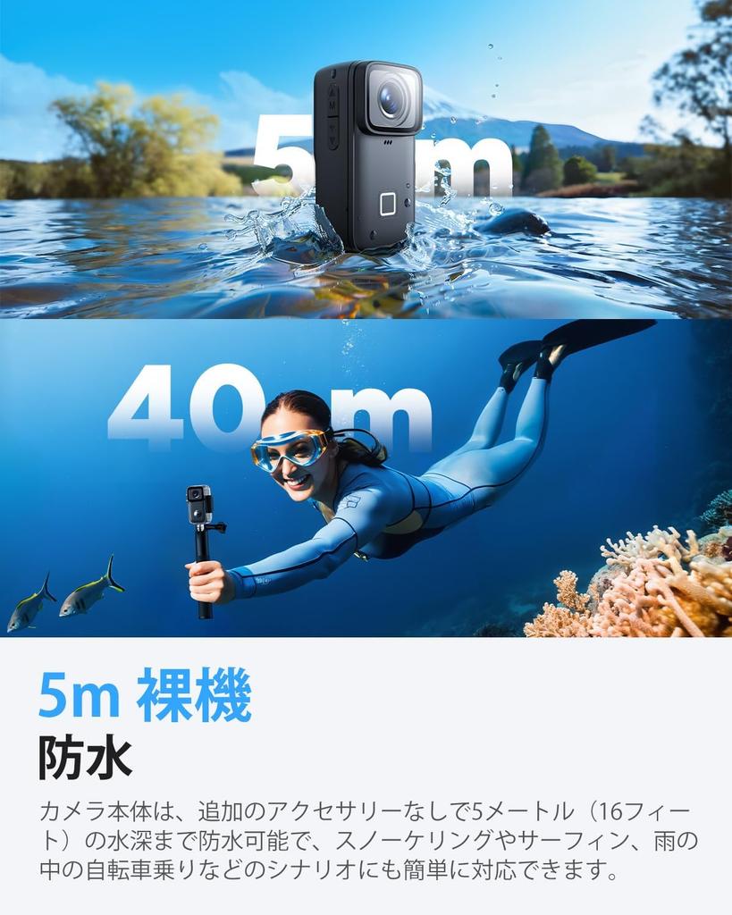 SJCAM C200Pro Экшн-камера Носимая камера Водонепроницаемость 5 м Запись изображений Ручная камера для видеоблогов с 5G WiFi Для и Запись видео Включает японский