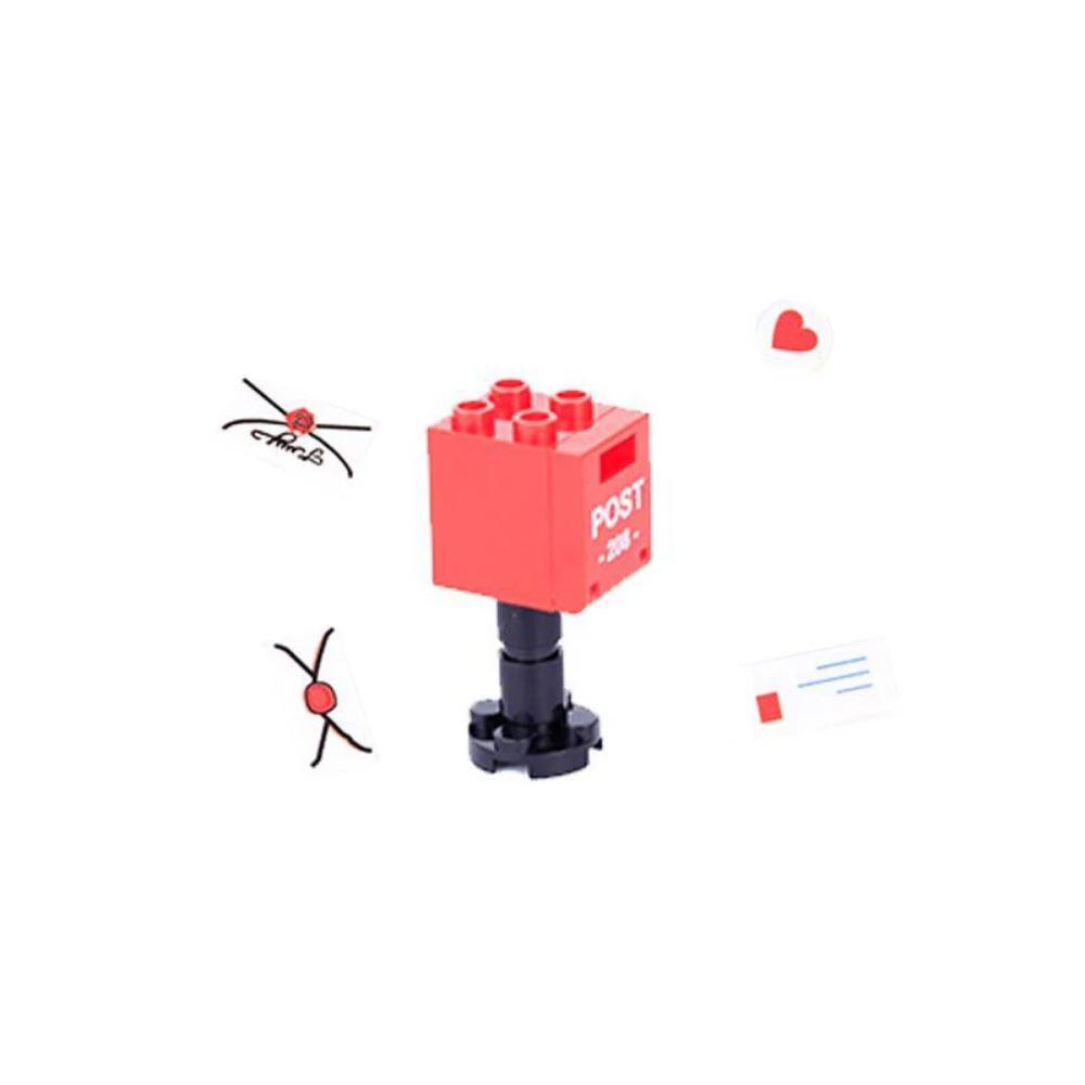 City Street Series Building Blocks Accessories Rail Transit Train Signal Light Railings Brick Toilet Flower Bed Phone Box Toy