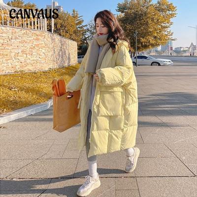Зимняя хлопковая одежда женская большого размера модная повседневная средняя длинная свободная хлопковая куртка
