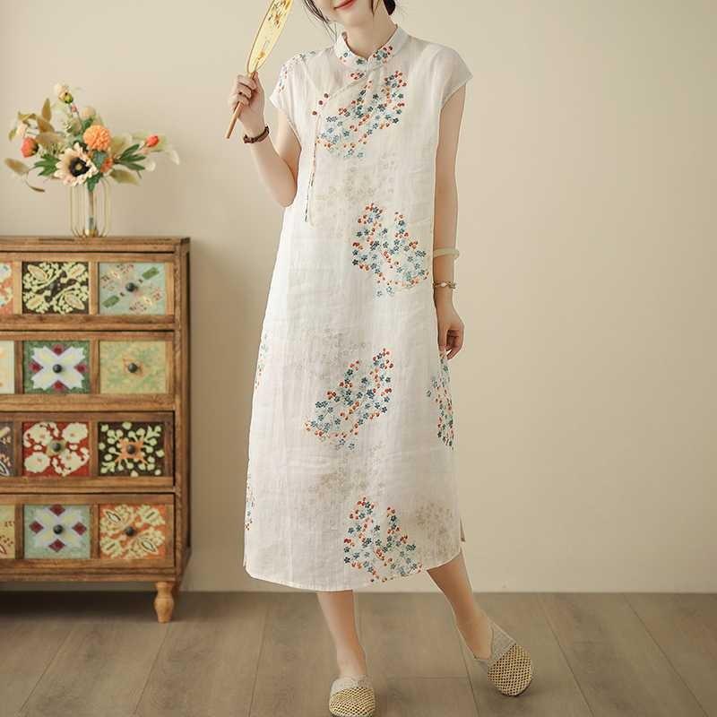 Женское хлопковое платье для дома