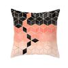 Geometric Sofa Pillow Cover Peach Skin Creative Home Office Cushion Cover Car Cushion