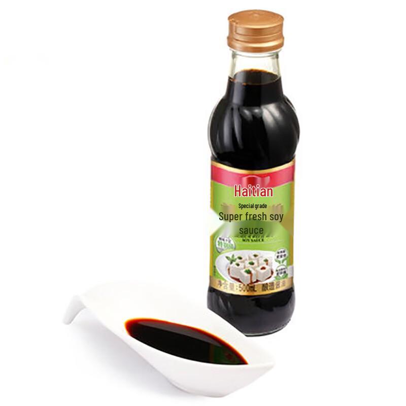 Haitian Premium Weijixian Light Soy Sauce 500ml x 12 Bottles