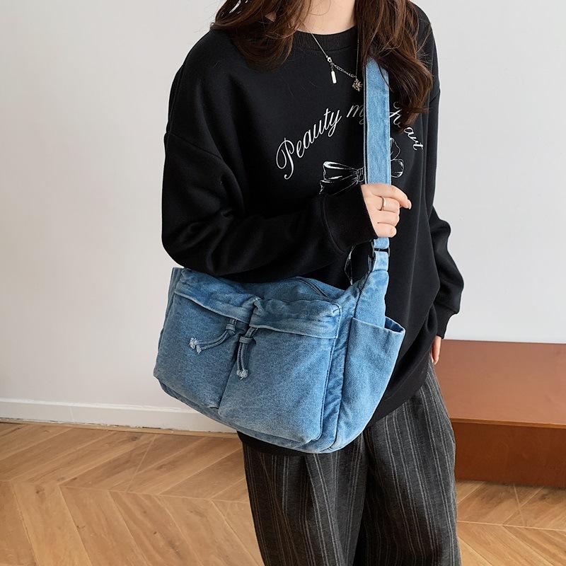 Модный тренд 2025 года сумка большой вместимости осенне-зимняя новая сумка-тоут повседневная текстурная женская сумка через плечо