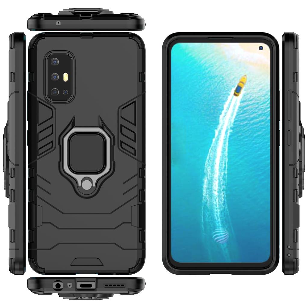 Ударопрочный чехол для VIVO Y32 Y33S Y35 5g Y36 5g ?Y50 Y51A Y52S 5г ?Y53T Y54 5g Ring Stand Phone Case Back для VIVO Y55S Y67 Y70