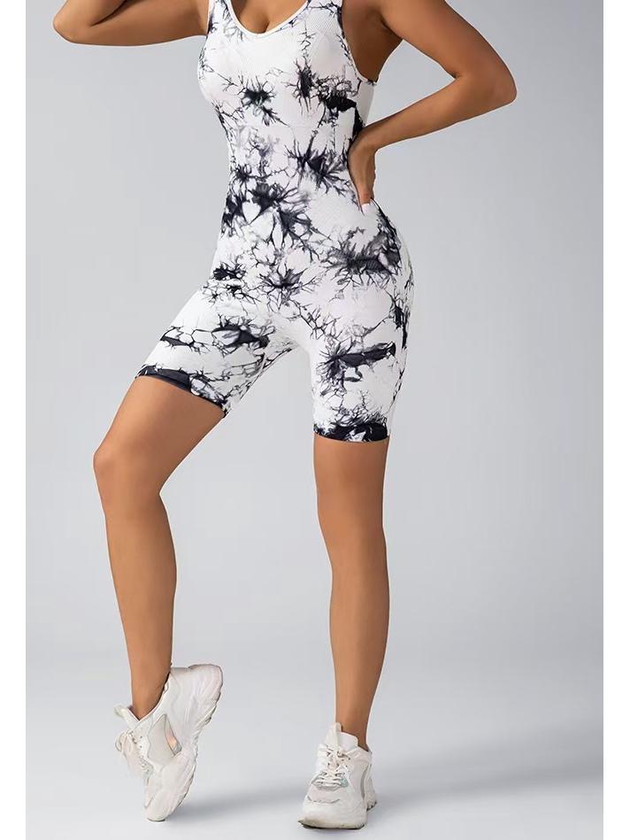 Европейский и американский бесшовный комплект для йоги - Женская эластичная фитнес-одежда для улицы