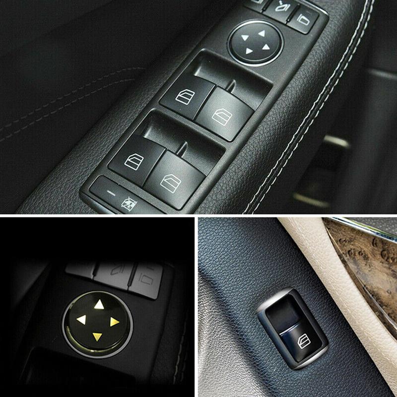 Для Mercedes Benz CLA 180 200 GLA 180 200 2013 2014 2015 2016 2017 2018 2019 14x Автозапчасти Кнопка стеклоподъемника Ремонт Наклейки