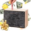 1000/3000/5000/10000 Piggy Bank Money Box with Counter Reusable Money Box Saving Money Supplies Numbers Boxes With Save Goals
