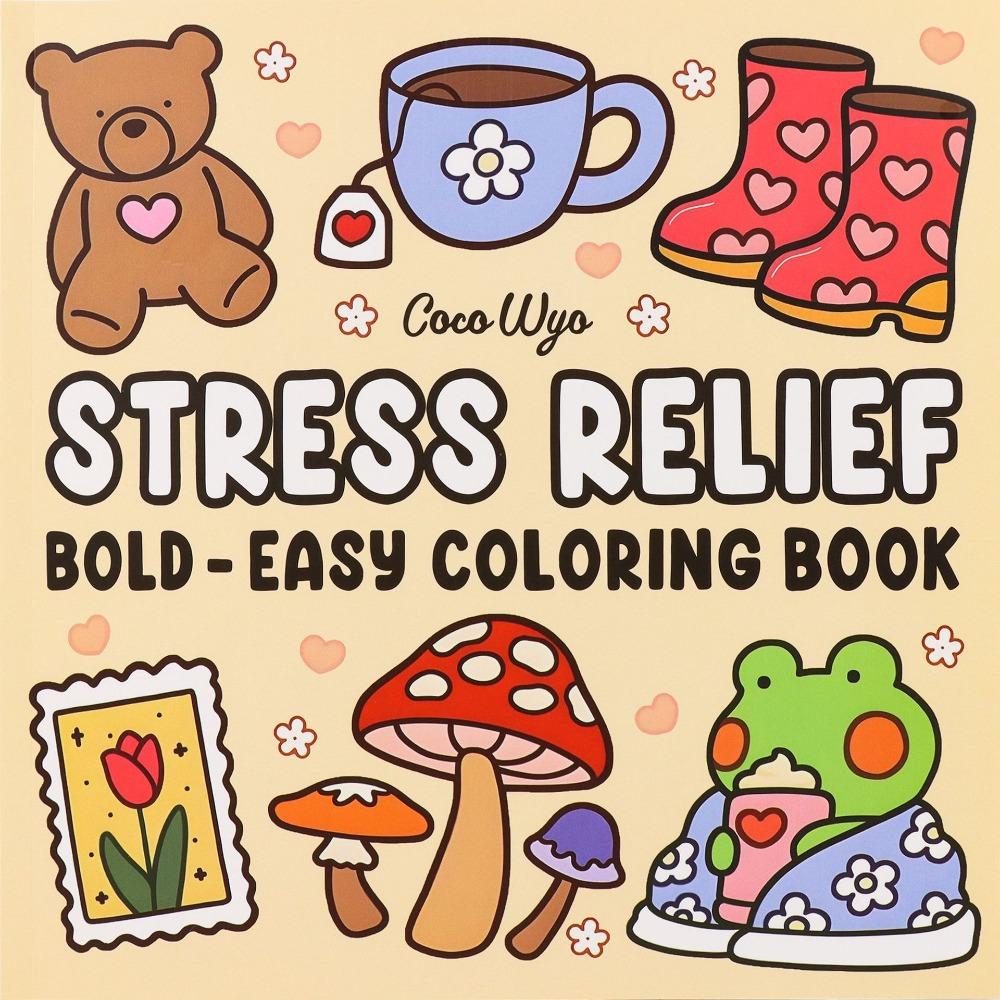 Relax Watercolor Painting Book DIY Filling Color Book Drawing Doodle Book For Adults and Teens