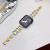Браслет-украшение для ремешков Apple Watch 46 45 44 42 38 49 мм Алмазный металлический ремешок Квадратный хрустальный ремешок для iWatch S10 9 8 7 SE 6 5 4