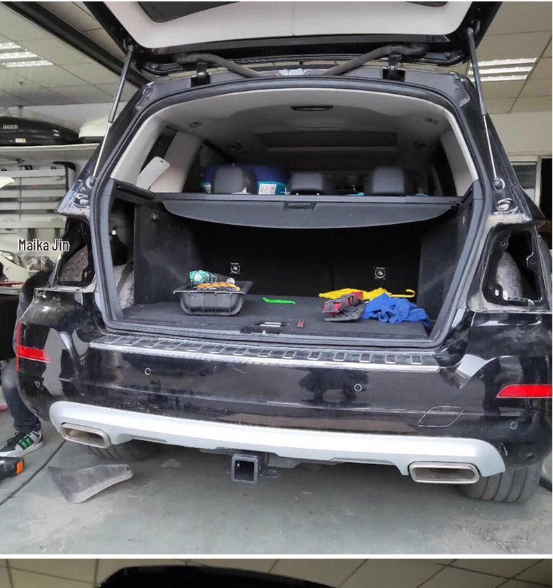 Совместимый буксировочный крюк для Mercedes-Benz GLK350/260/300 - Задний съемный крюк для прицепа и буксировки