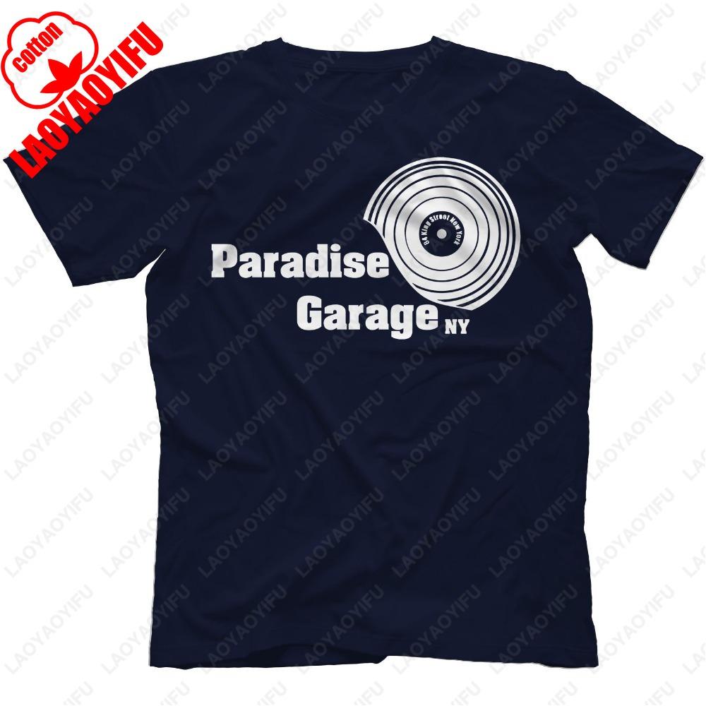 Футболка Paradise Garage Хлопок Диско Хаус Ларри Леван Salsoul Чикаго Летняя Мода Повседневная Обычный Хлопок Мужская Одежда