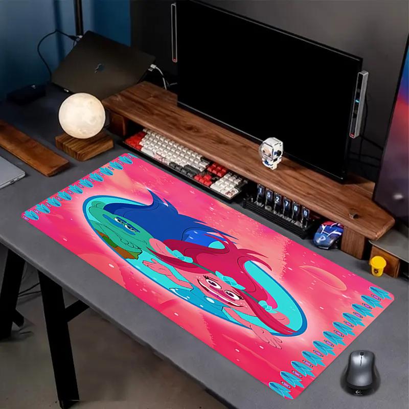 Trolls Theme Mouse Pad, Non Slip Rubber Base, Multifunctional Office & Home Decor, Perfect for Workspace Personalization.