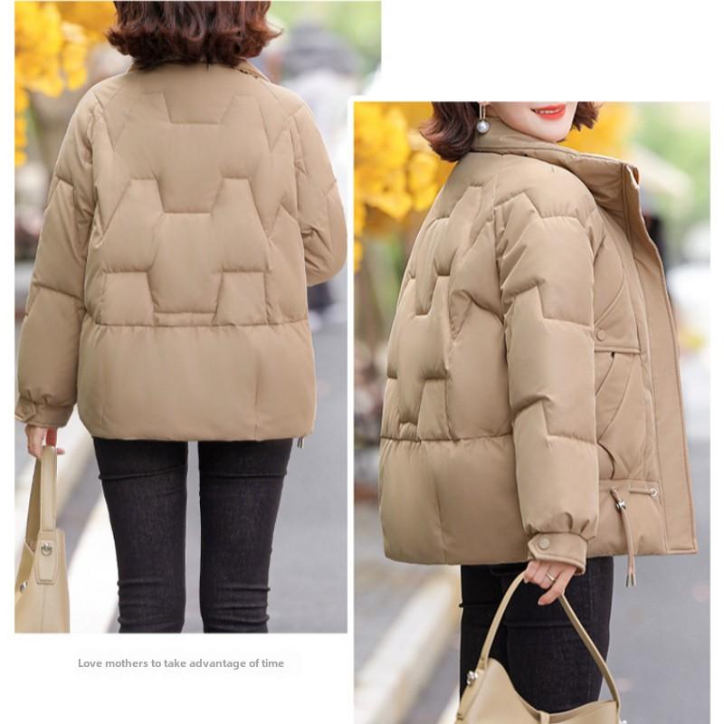 Winter Down Jacket for Women Short Coat Stylish Middle-aged and Elderly Women Autumn and Winter Cotton Coat
