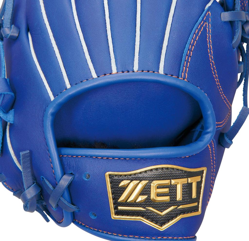 ZETT Youth Baseball Soft Royal Blue BJG742630 Glove, Steer, All-Around, Left-Handed Throw, (2500), Size M,