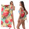 70x140/80*160CM Pitaya Printed Beach Towel Gym Sports Pool Towel Ladies Large Yoga Mat Fashion Summer Quick Dry Beach Towel