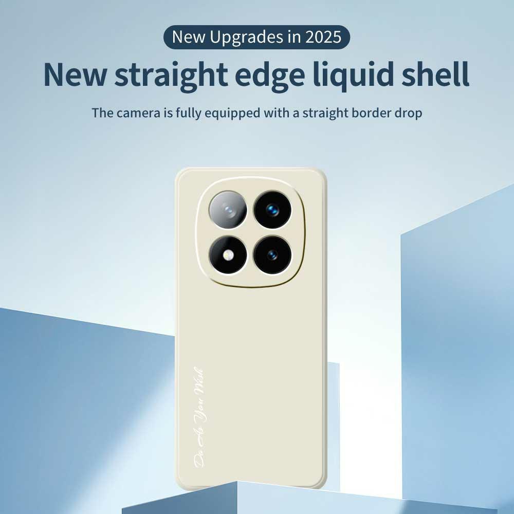 DO AS YOU WISH For Xiaomi Redmi Note 14 Pro+ 5G Case Straight Edge TPU Phone Back Cover Precise Cutouts