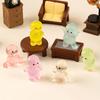 Cartoon Simulation Mini Luminous Miniature Figurine Cute Ornament Kawaii Desktop Diy Home Decoration Children Accessories Gifts